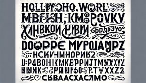 Применение кириллических шрифтов в дизайне: тенденции и особенности использования в различных типографических проектах