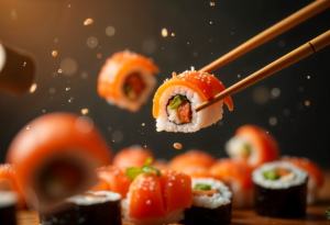 Пати-бокс с суши и роллами на 4 человек